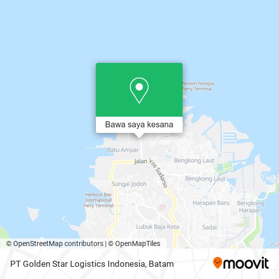 Peta PT Golden Star Logistics Indonesia