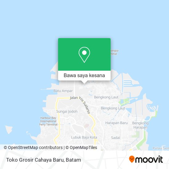 Peta Toko Grosir Cahaya Baru