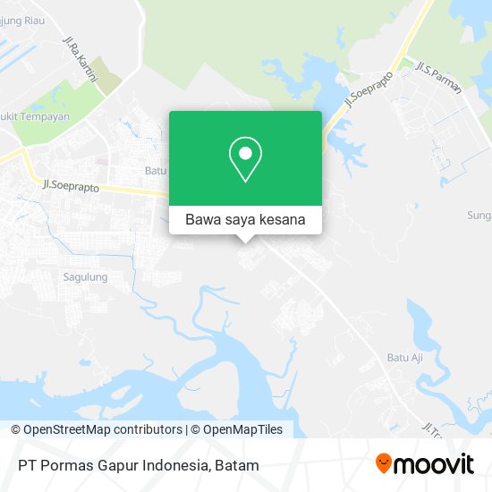 Peta PT Pormas Gapur Indonesia