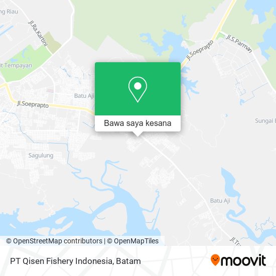 Peta PT Qisen Fishery Indonesia