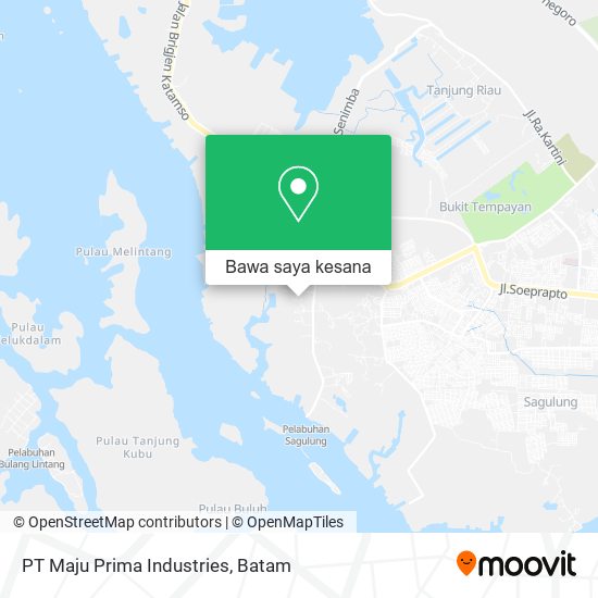 Peta PT Maju Prima Industries