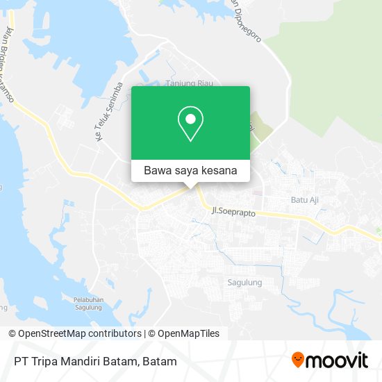 Peta PT Tripa Mandiri Batam