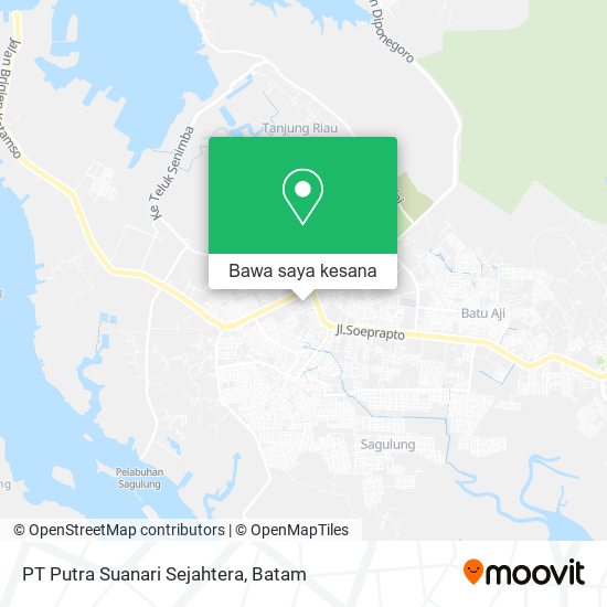 Peta PT Putra Suanari Sejahtera