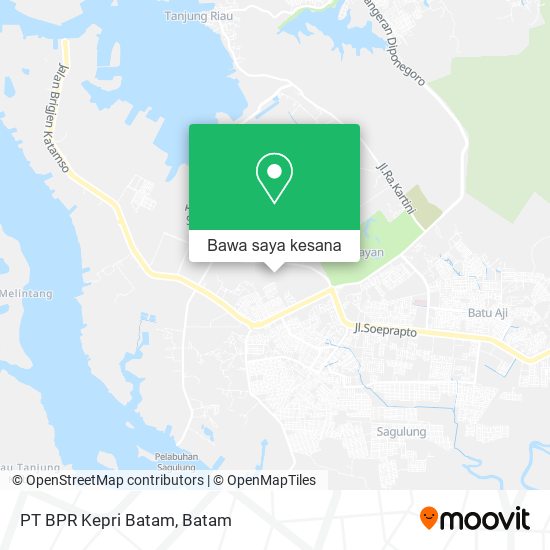 Peta PT BPR Kepri Batam