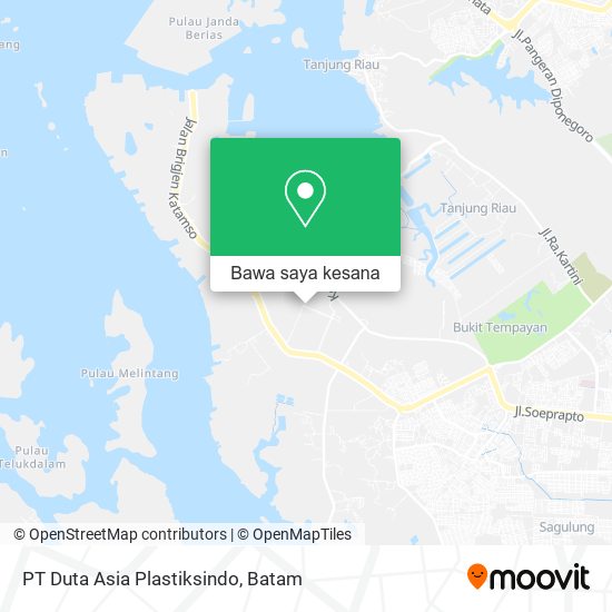 Peta PT Duta Asia Plastiksindo