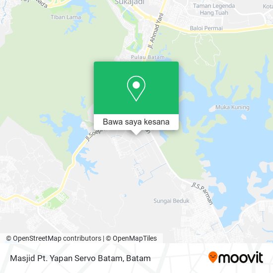 Peta Masjid Pt. Yapan Servo Batam