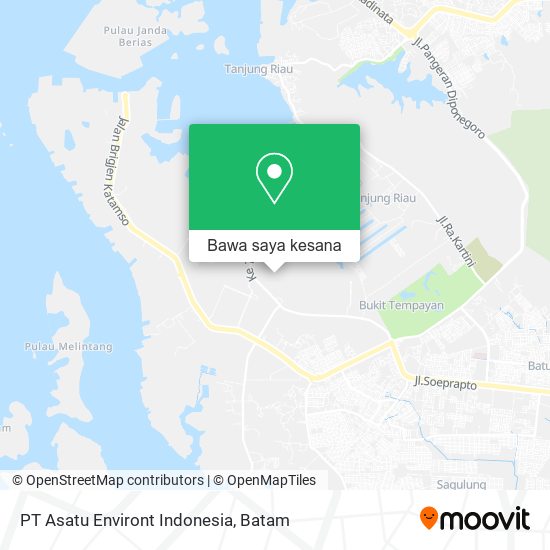 Peta PT Asatu Environt Indonesia
