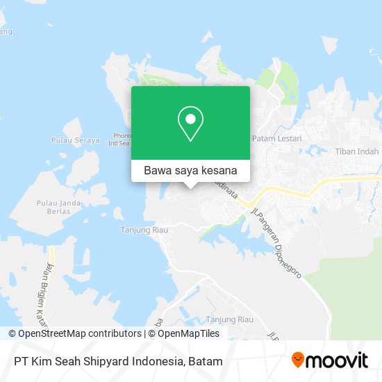 Peta PT Kim Seah Shipyard Indonesia