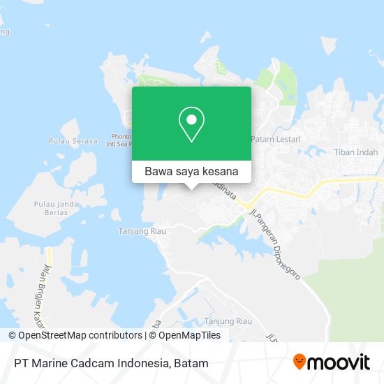 Peta PT Marine Cadcam Indonesia