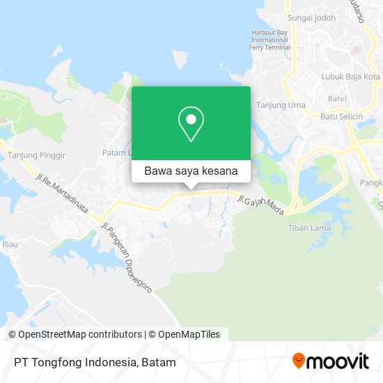 Peta PT Tongfong Indonesia