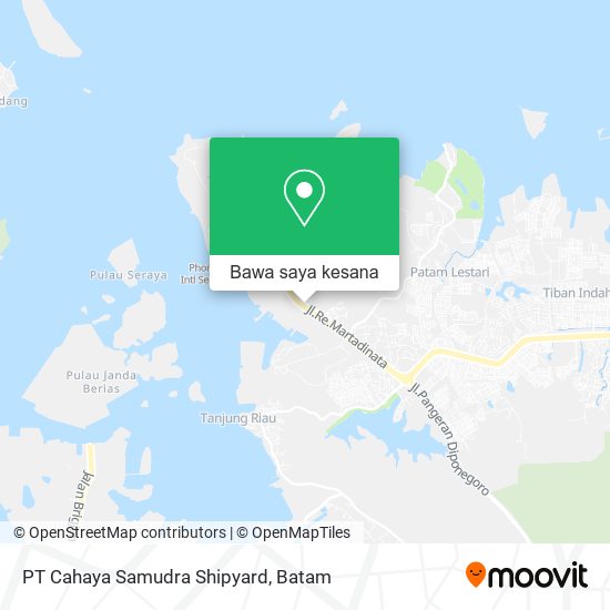 Peta PT Cahaya Samudra Shipyard