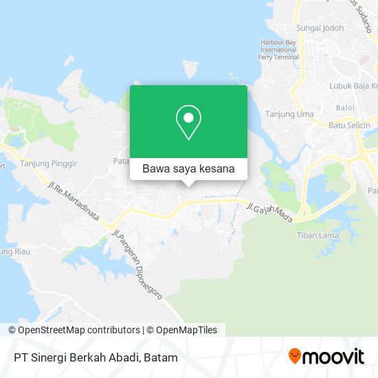 Peta PT Sinergi Berkah Abadi