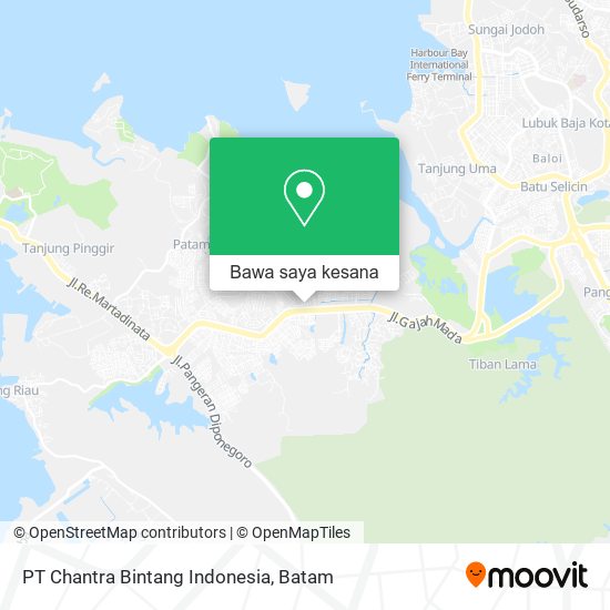 Peta PT Chantra Bintang Indonesia