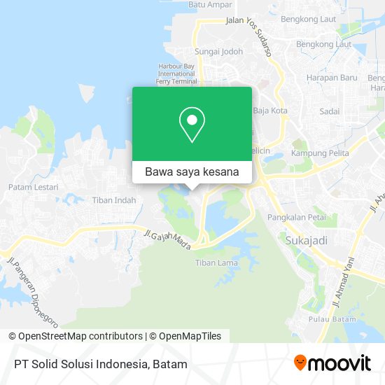 Peta PT Solid Solusi Indonesia