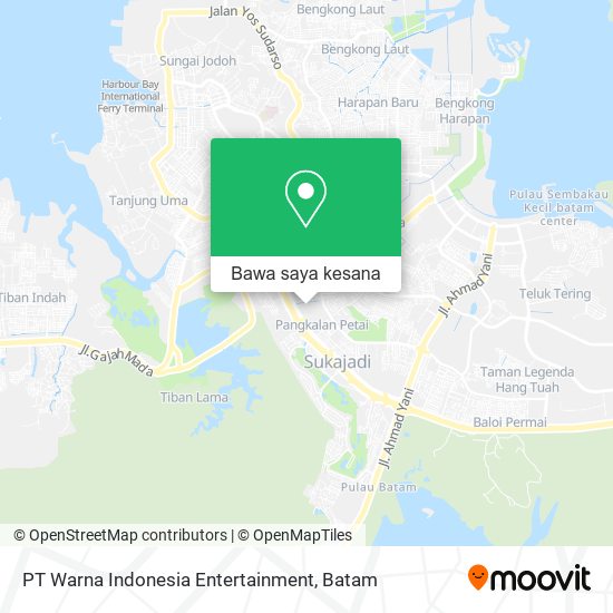 Peta PT Warna Indonesia Entertainment
