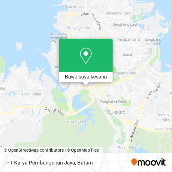 Peta PT Karya Pembangunan Jaya