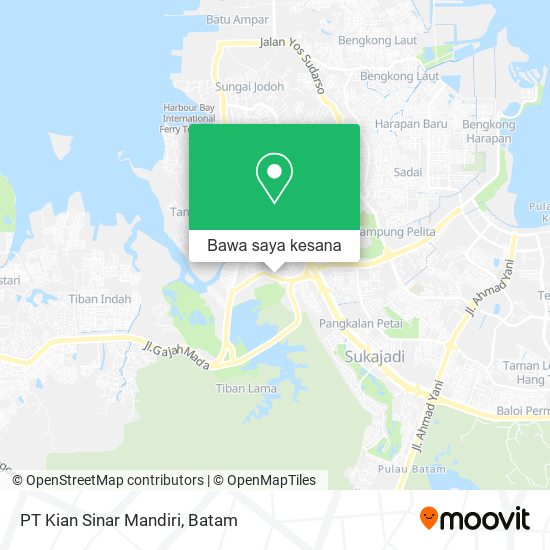 Peta PT Kian Sinar Mandiri