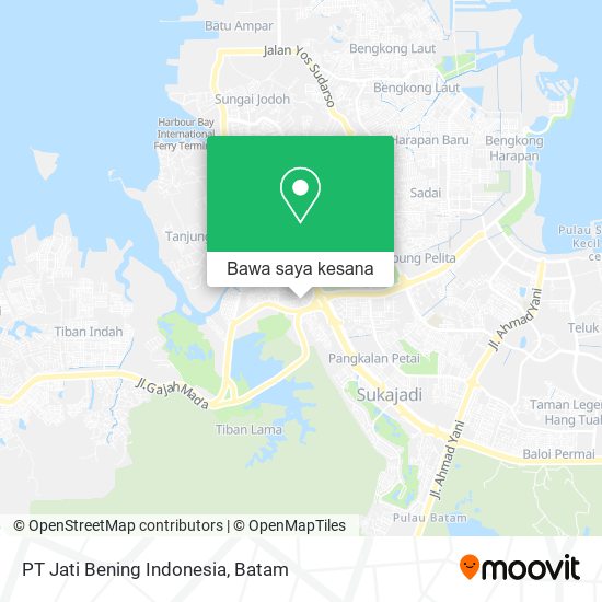 Peta PT Jati Bening Indonesia
