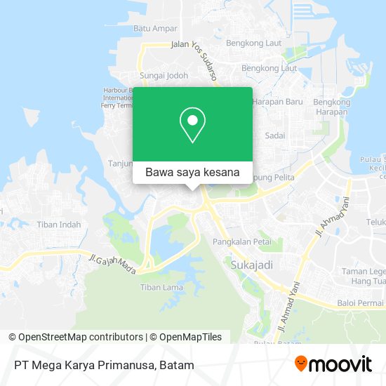 Peta PT Mega Karya Primanusa