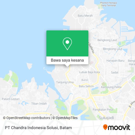Peta PT Chandra Indonesia Solusi