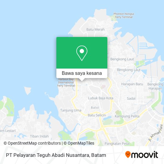 Peta PT Pelayaran Teguh Abadi Nusantara