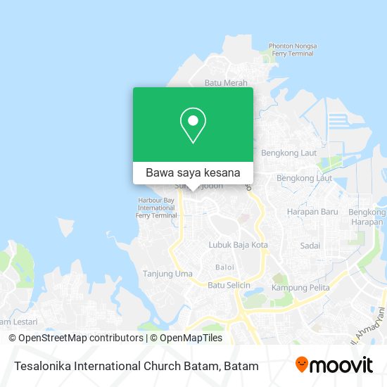 Peta Tesalonika International Church Batam