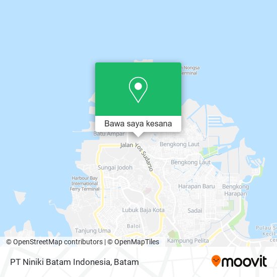 Peta PT Niniki Batam Indonesia