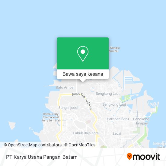Peta PT Karya Usaha Pangan