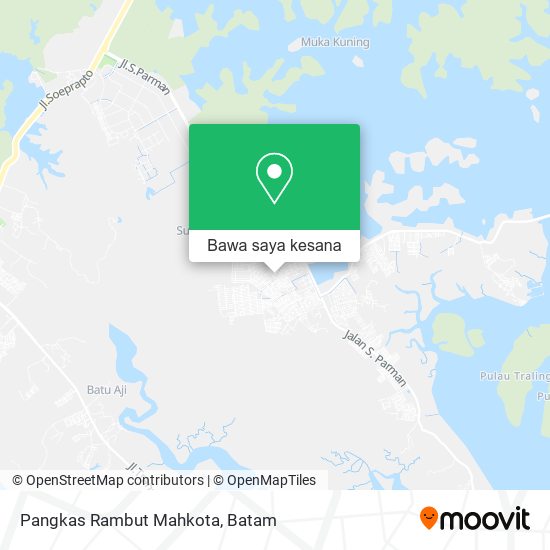 Peta Pangkas Rambut Mahkota