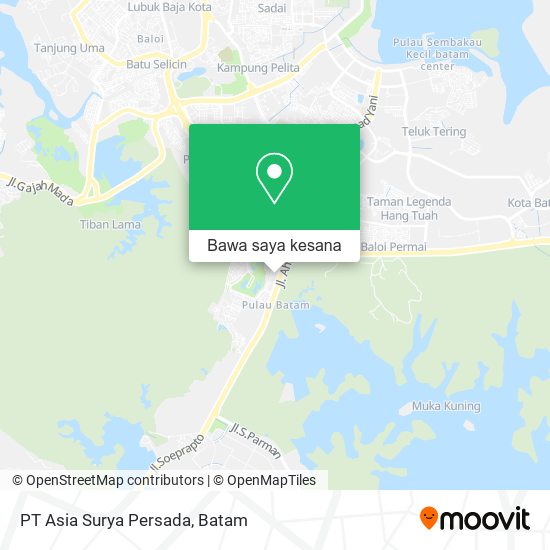 Peta PT Asia Surya Persada