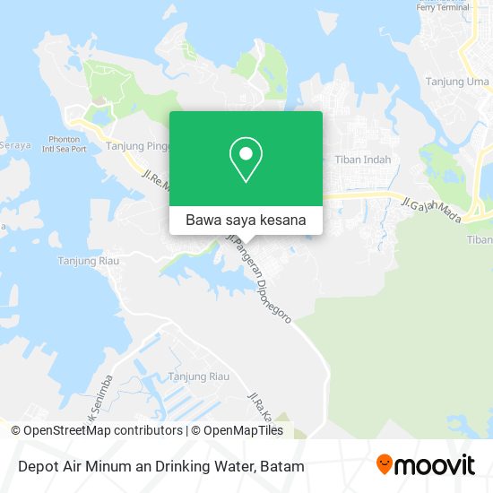 Peta Depot Air Minum an Drinking Water