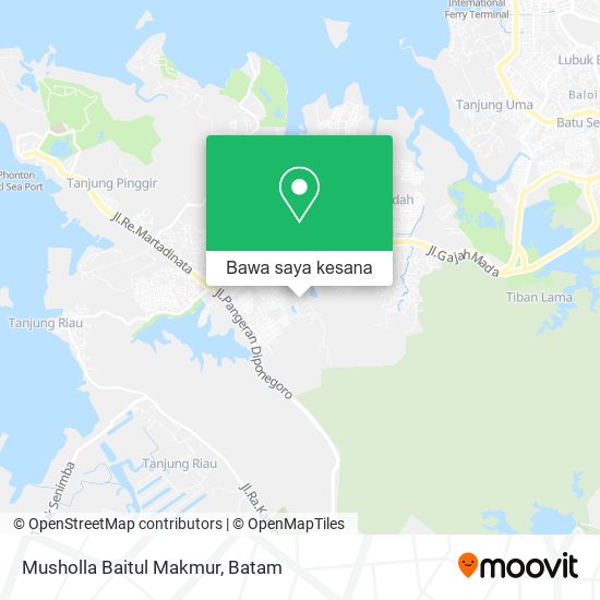Peta Musholla Baitul Makmur