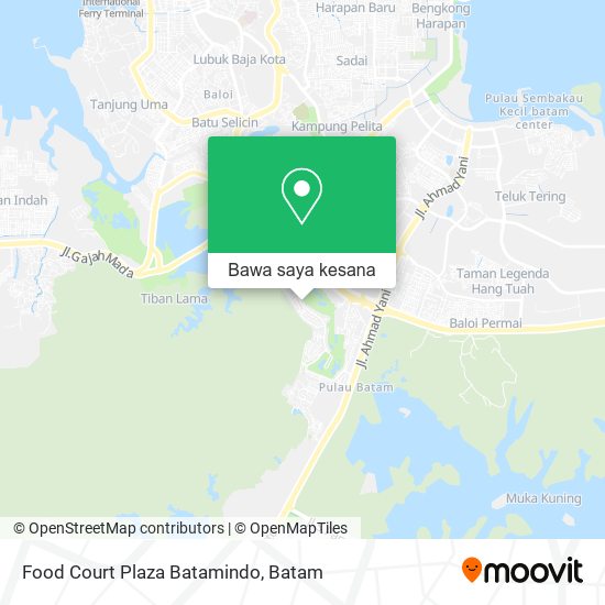 Peta Food Court Plaza Batamindo
