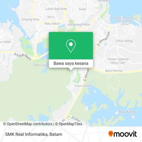 Peta SMK Real Informatika