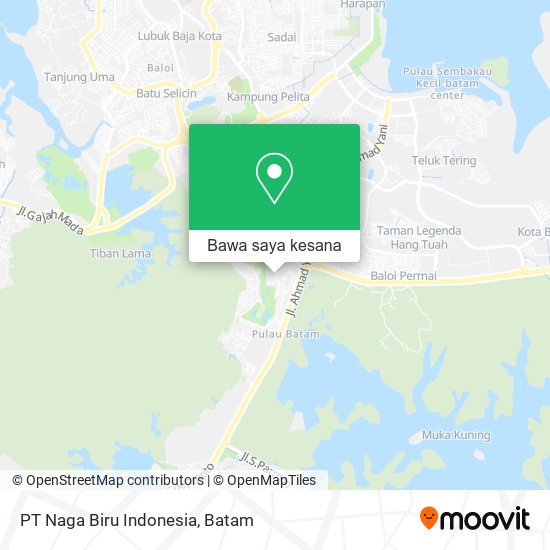 Peta PT Naga Biru Indonesia