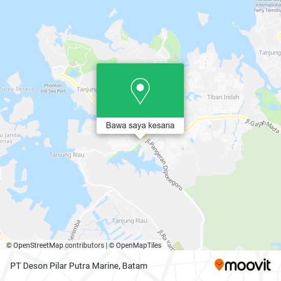 Peta PT Deson Pilar Putra Marine
