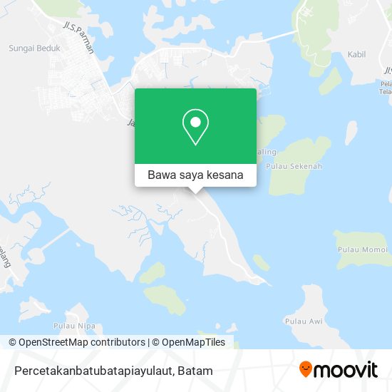 Peta Percetakanbatubatapiayulaut