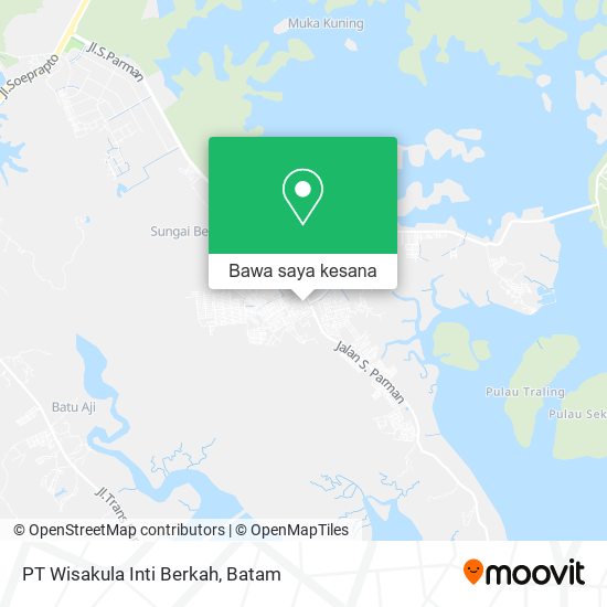 Peta PT Wisakula Inti Berkah