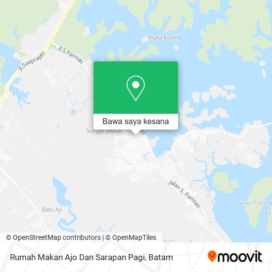 Peta Rumah Makan Ajo Dan Sarapan Pagi