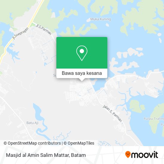 Peta Masjid al Amin Salim Mattar