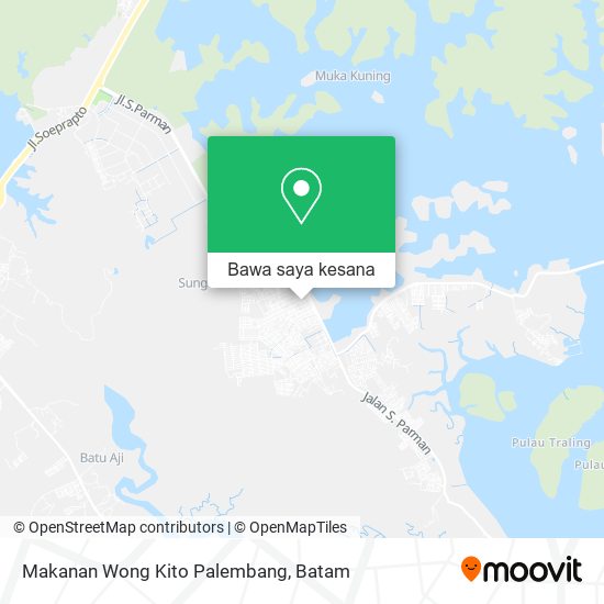 Peta Makanan Wong Kito Palembang