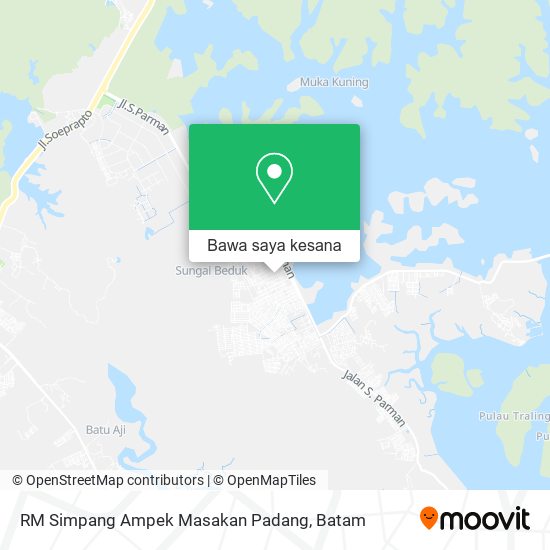 Peta RM Simpang Ampek Masakan Padang