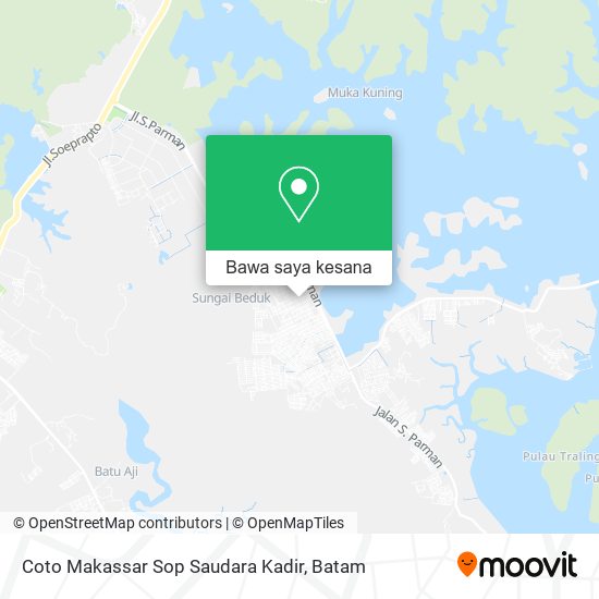 Peta Coto Makassar Sop Saudara Kadir