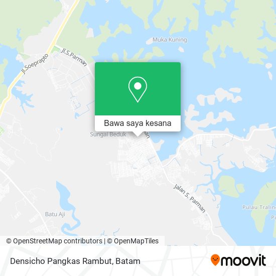 Peta Densicho Pangkas Rambut
