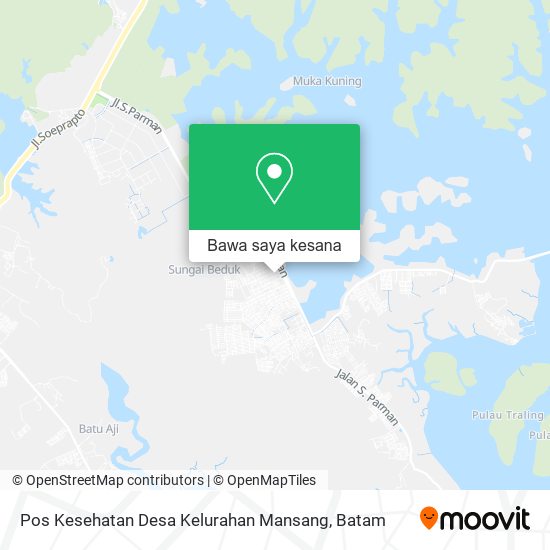 Peta Pos Kesehatan Desa Kelurahan Mansang