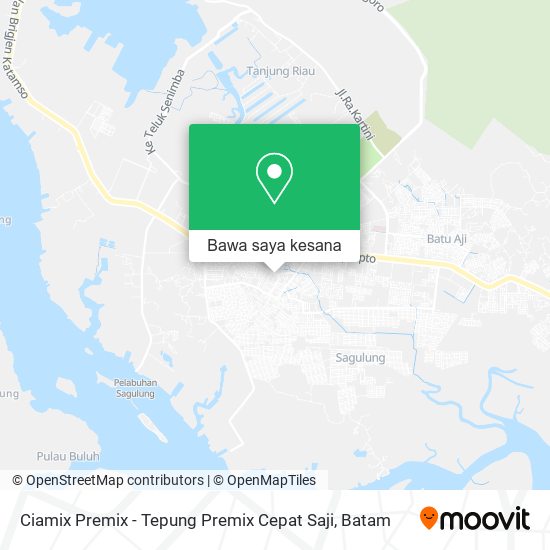 Peta Ciamix Premix - Tepung Premix Cepat Saji