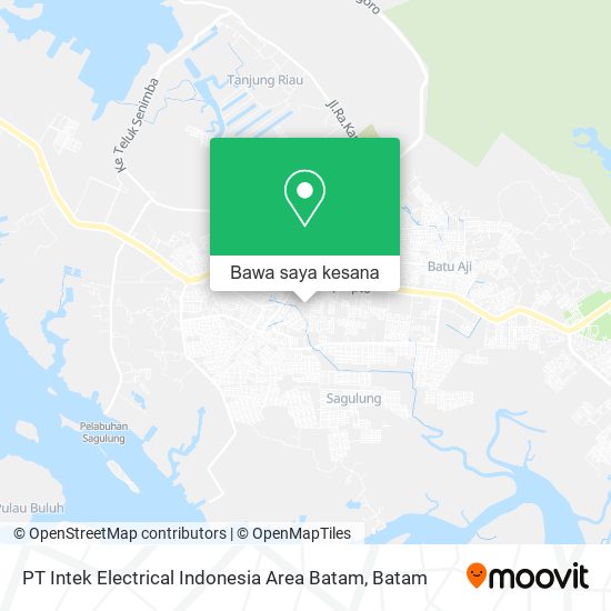 Peta PT Intek Electrical Indonesia Area Batam