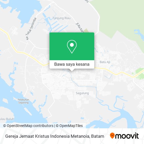 Peta Gereja Jemaat Kristus Indonesia Metanoia