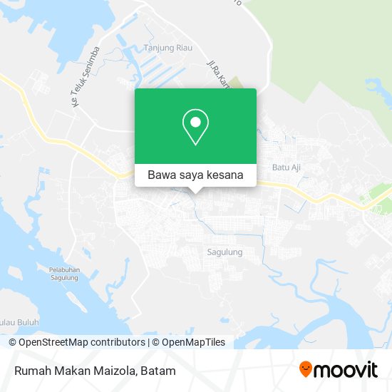 Peta Rumah Makan Maizola