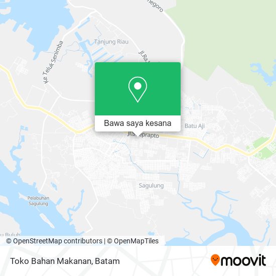 Peta Toko Bahan Makanan